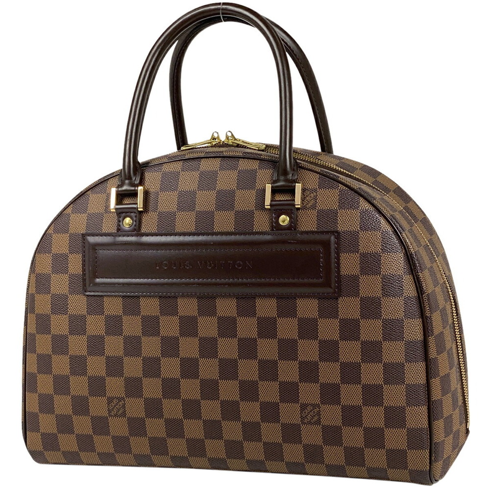 Louis Vuitton Nolita Boston Bag Bowling Handbag Damier Brown